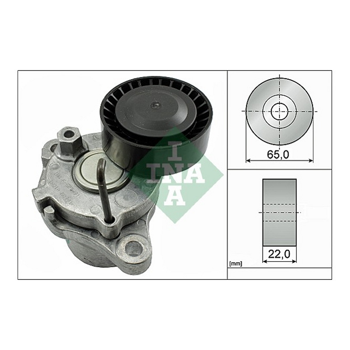 Натяжник ременя генератора Hyundai Accent III 1.5CRDi GLS, 05-10, 81kw Schaeffler INA фото 5