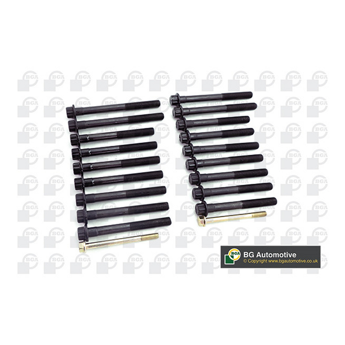 Комплект болтів з головкою системи TORX з чорного металу MITSUBISHI CANTER 1999-2001, CHALLENGER 2000-2005, PAJERO 1 BGA (BK5360) BGA фото 3