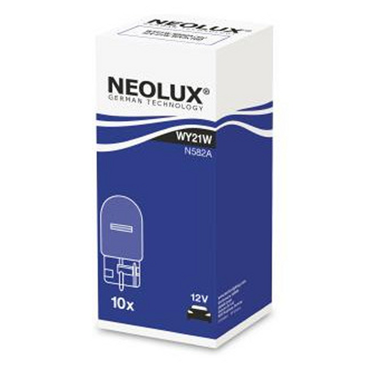 Автолампа 21W WY21W 12V 21W WX3X16D/КРАТН. X10 NEOLUX (N582A) Neolux фото 6