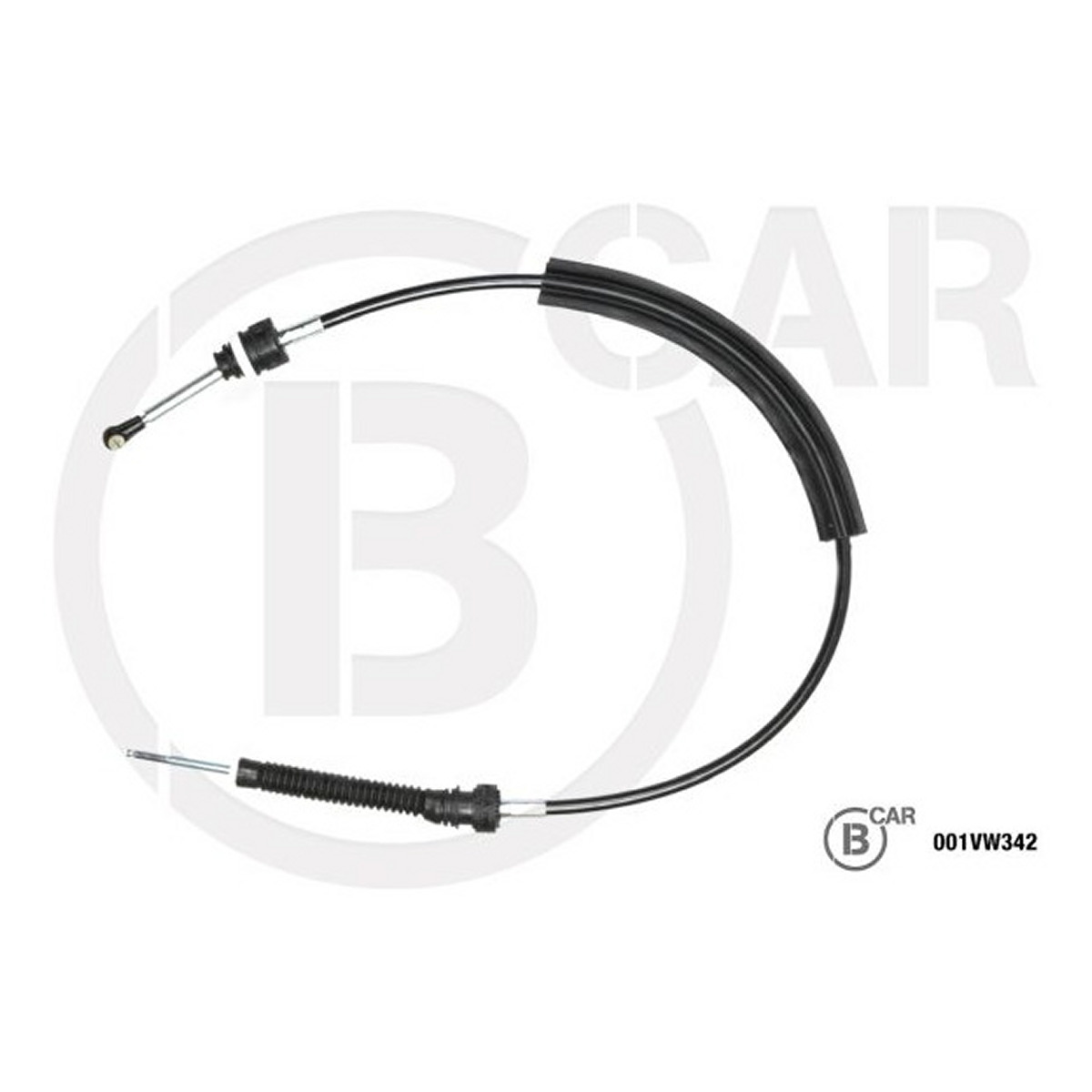 Трос привода коробки передач VW POLO IV (9N_, 9A_) 1.2 12V 1.2 2007.05 - 2009.11 B CAR (001VW342) B CAR фото 3