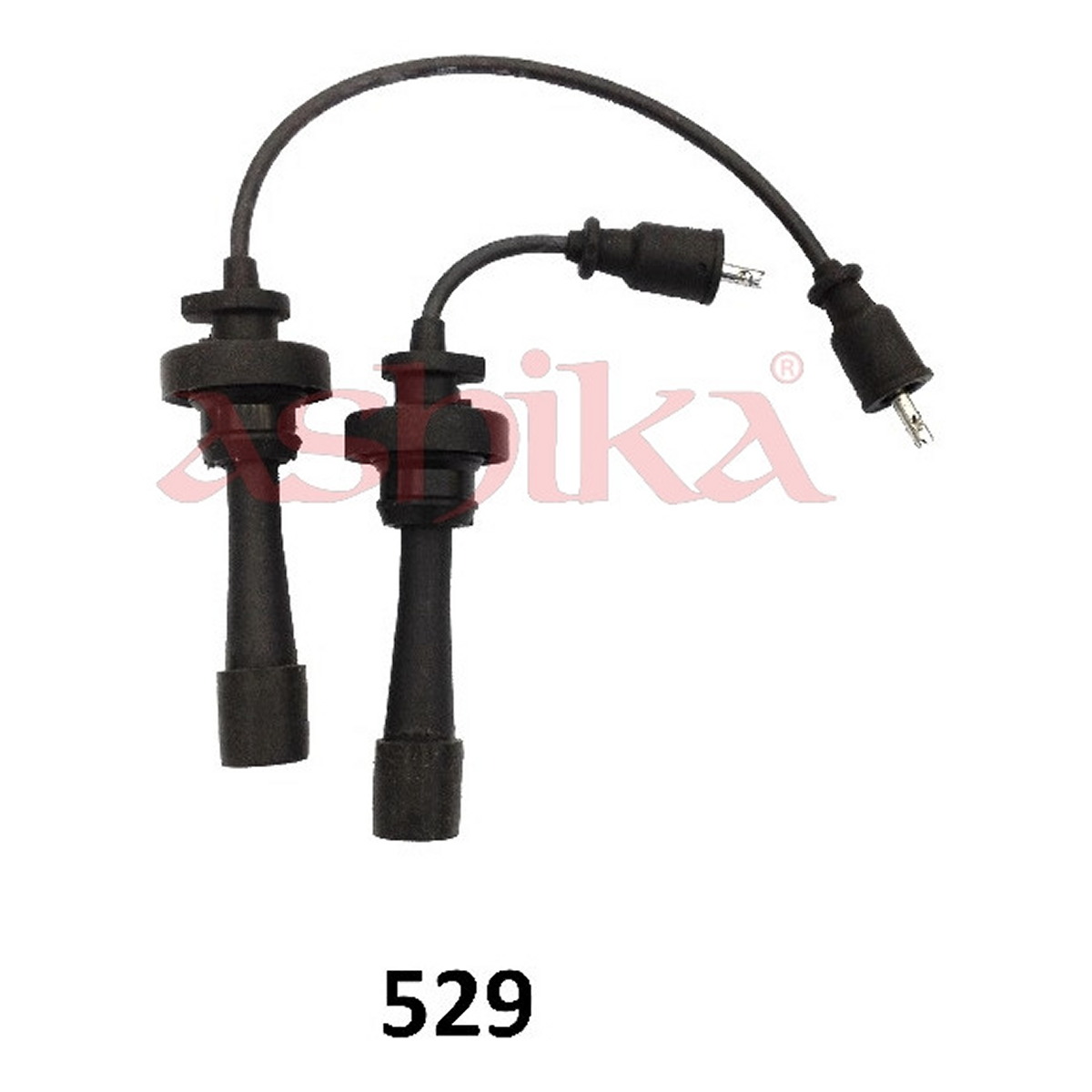 Комплект кабелів високовольтних MITSUBISHI LANCER VI (CJ-CP_) 2.0 16V EVO VI/VII (CP9A) 1999 ASHIKA (132-05-529) ASHIKA фото 3