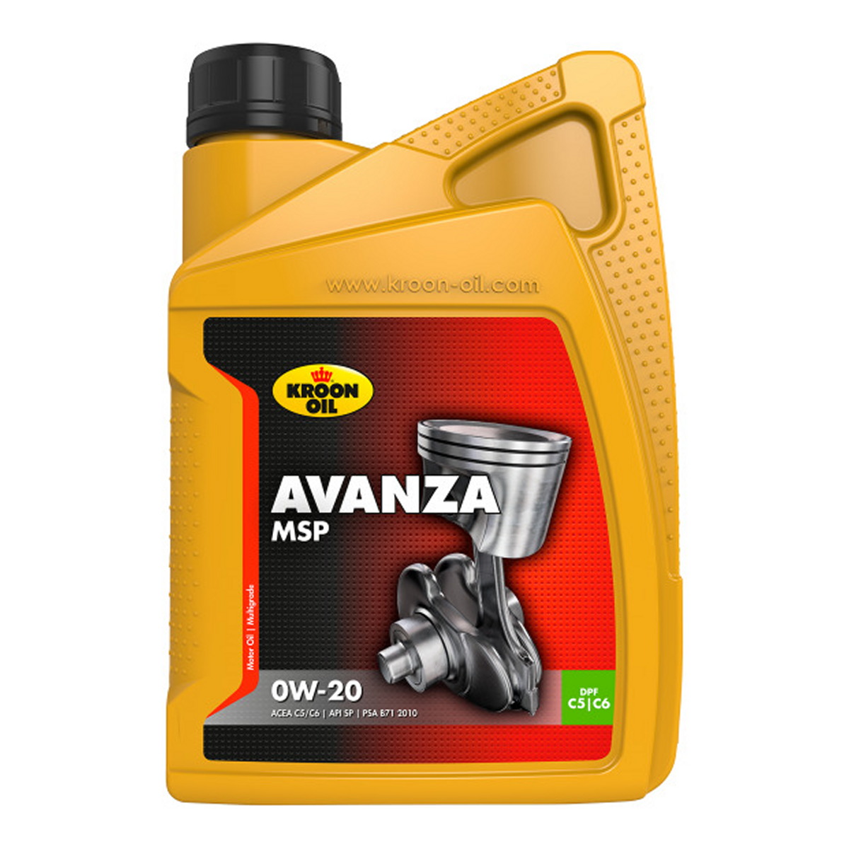 Олива моторна Avanza MSP 0W-20 1л AVANZA MSP 0W-20 12Х1Л KROON OIL (37349) Kroon Oil фото 3