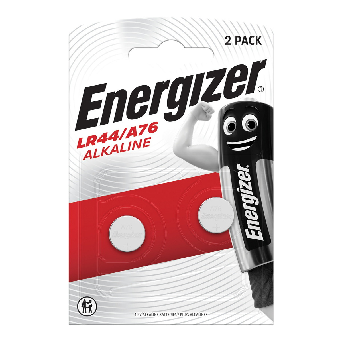 Батарейка LR44/A76 (LR1154) - ALKALINE 1.5V (12 X 5.4) / 2 шт. бл ENERGIZER (LR44AL) Energizer фото 3