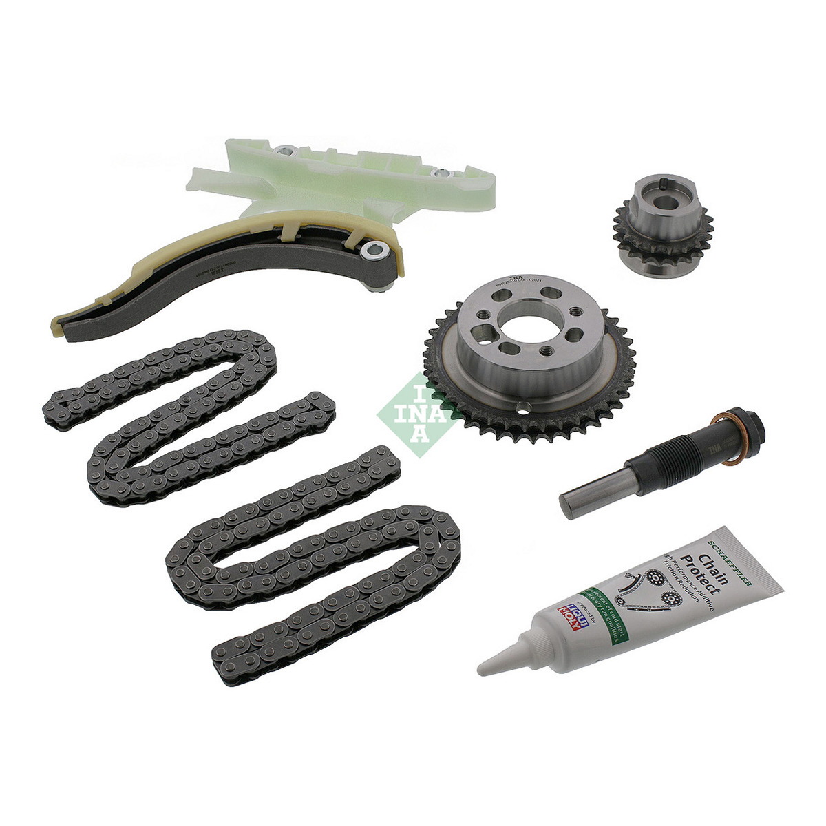 Комплект ланцюга ГРМ Ford Focus 1.8TDDi 98-05 (z=84), (ланцюг INA) Schaeffler INA фото 5