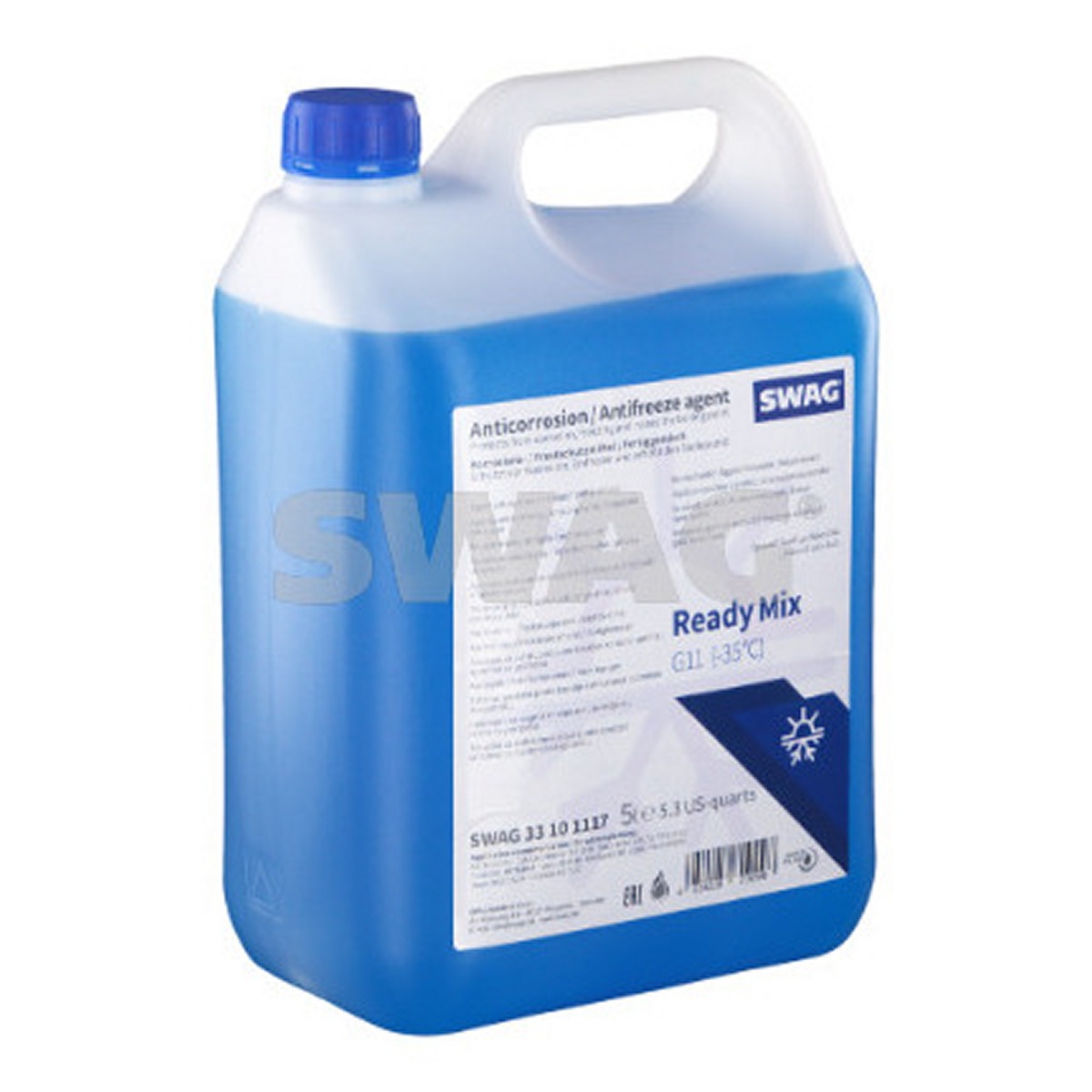 Рідина охолоджувальна готова до використання синя COOLANT G11 -35 °C (33101117) Swag фото 3