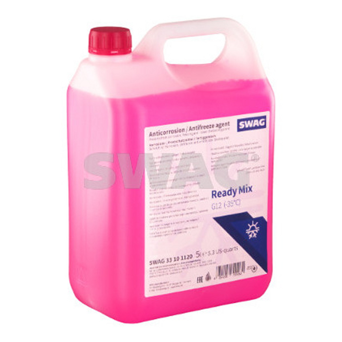 Рідина охолоджуюча готова до використання червона COOLANT G12-35 (33101120) Swag фото 3