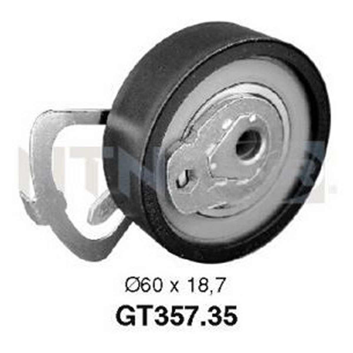 Ролик модуля натяжителя ремня SEAT LEON 2000-2005, VOLKSWAGEN BORA 1999-2005, GOLF 1999-2006, L SNR (GT357.35) SNR фото 3