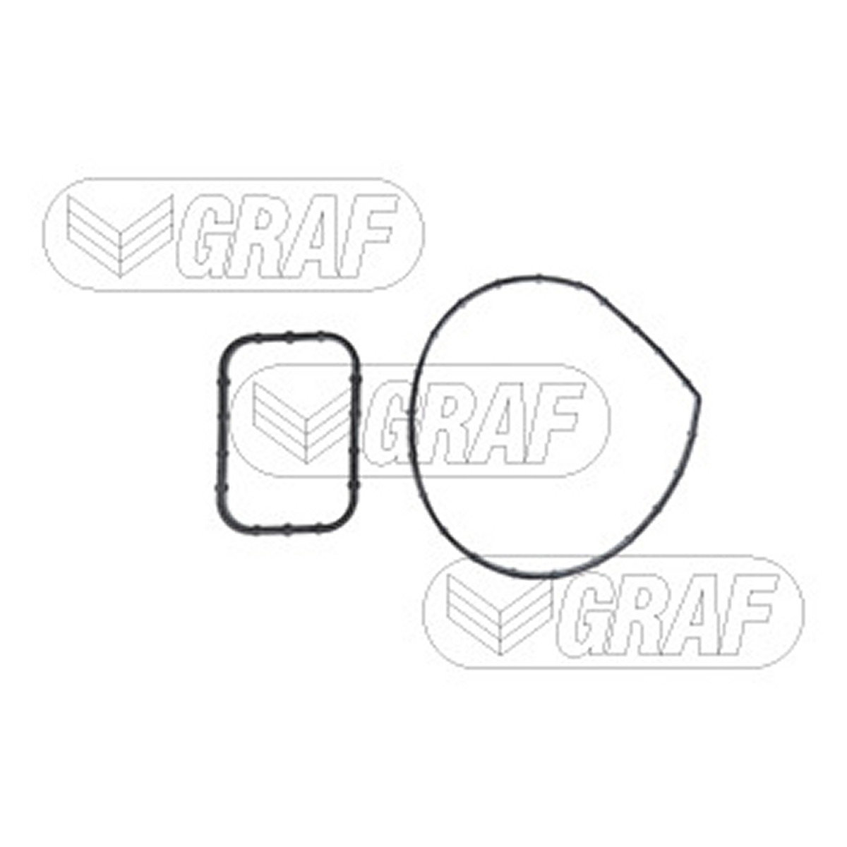 Помпа водяна OPEL ASTRA K (B16) 1.6 CDTI (68) 06.2015- GRAF (PA1430) GRAF фото 3