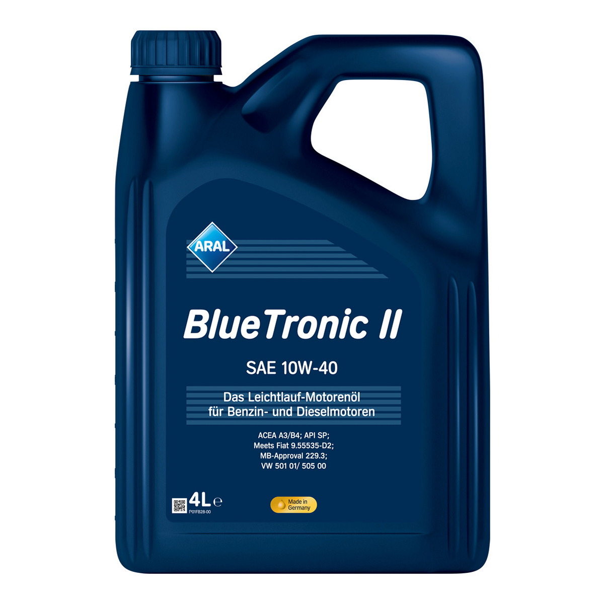 Олива моторна BlueTronic II 10W-40 4л BLUETRONIC II 10W-40 4X4 L ARAL (10W40 BL TRII 4L) Aral фото 3