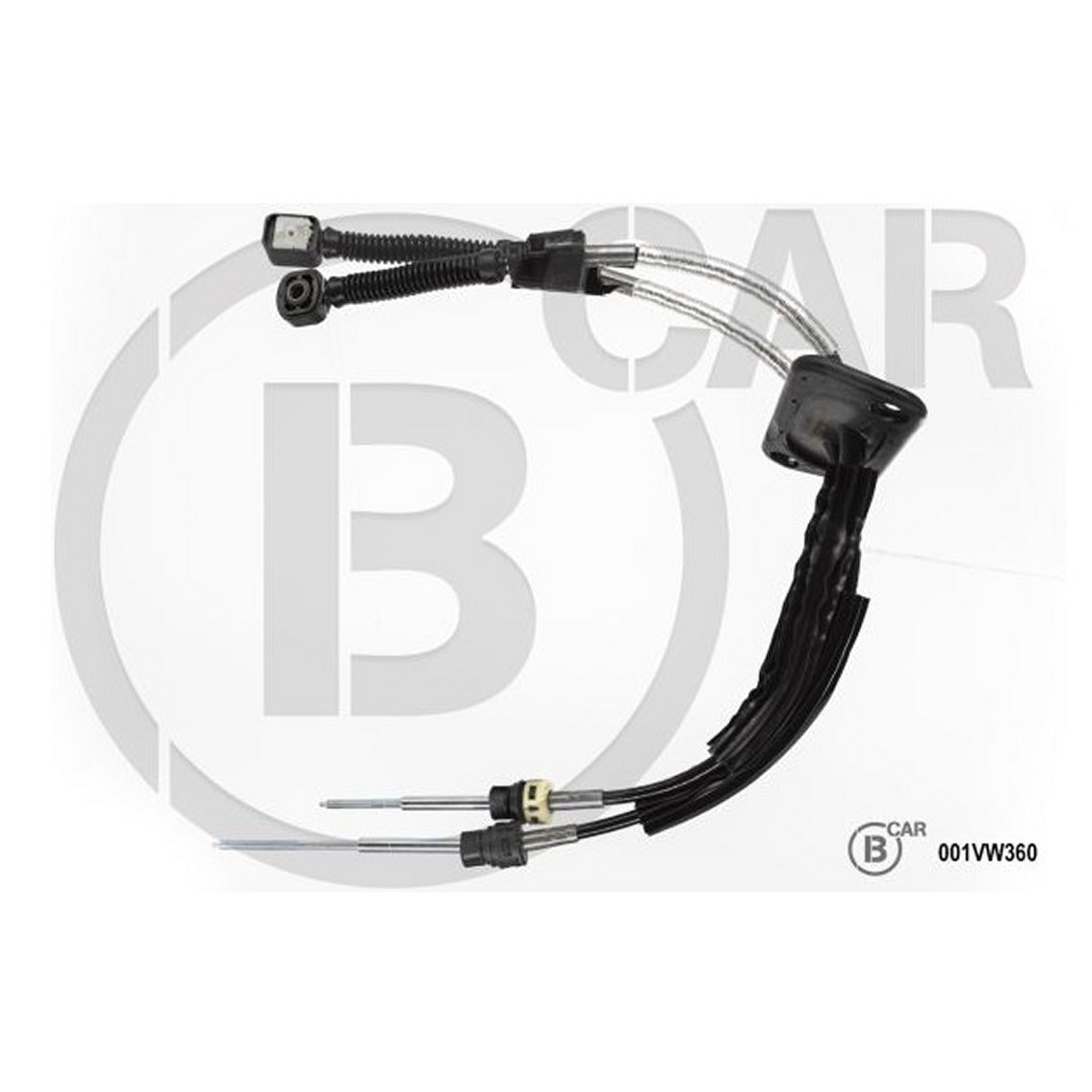 Трос привода коробки передач VW TRANSPORTER T5 ФУРГОН (7HA, 7HH, 7EA, 7EH) 2.0 TDI 2.0 2009.09 B CAR (001VW360) B CAR фото 3