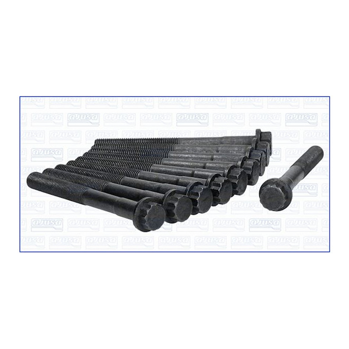 Комплект болтів з головкою системи TORX з чорного металу TOYOTA 2.4/2.7 2RZ-FE/3RZ-FE//2TZ-FE/2TZ-FZE AJUSA (81013400) AJUSA фото 3