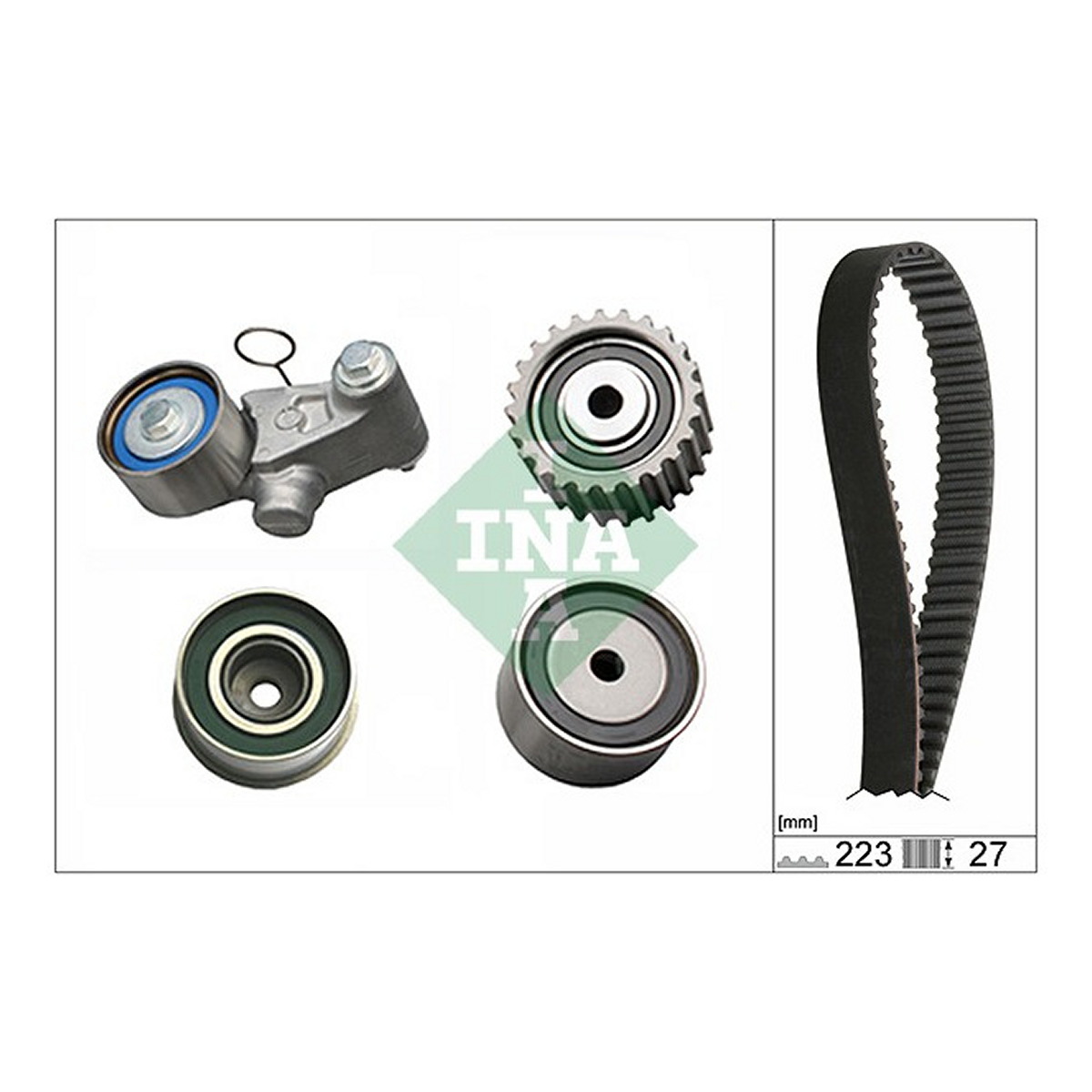 Комплект ГРМ Subaru Impreza/Forester 1.6/1.8/2.0i 92-07 Schaeffler INA фото 2