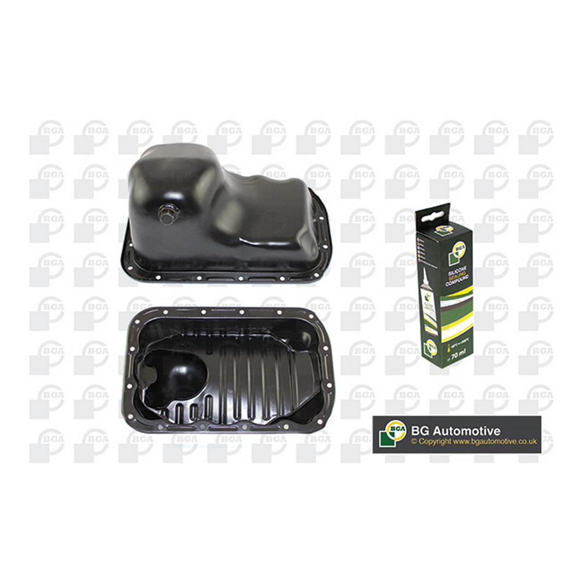 Піддон картера ДВЗ CHEVROLET MATIZ 2005-2011 BGA (SP1200) BGA фото 3