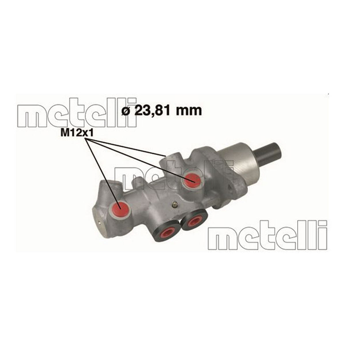 Циліндр гальмівний головний SEAT,LEON I 11/99-9/05,TOLEDO II 4/99-9/04;SKODA,OCTAVIA II 9/96- METELLI (05-0536) Metelli фото 3
