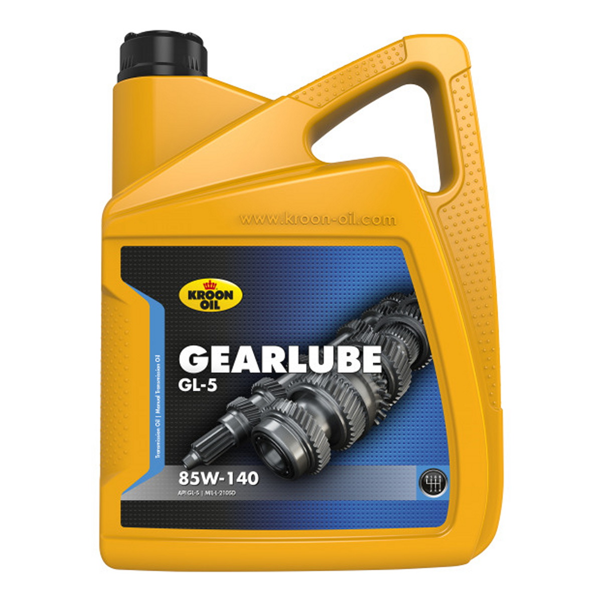 Олива трансмісійна GEARLUBE GL-5 85W-140 5л 5 LT CAN KROON-OIL GEARLUBE GL-5 85W-140 KROON OIL (01329) Kroon Oil фото 3