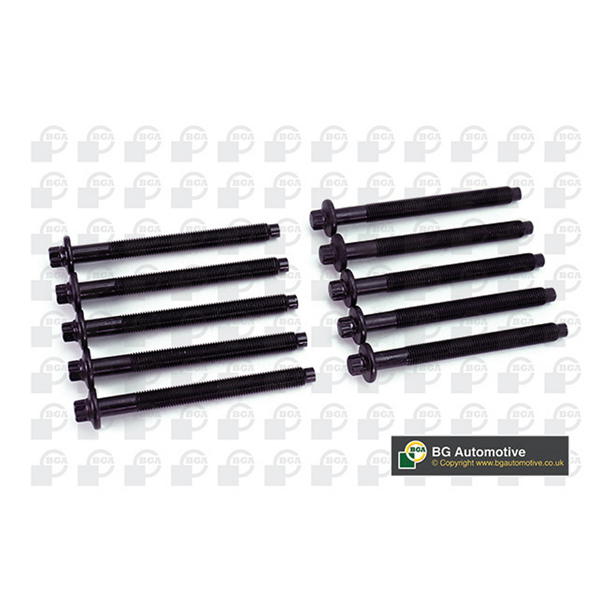 Комплект болтів з головкою системи TORX з чорного металу PSA 2.0TD/HDI DW10/DW12BTED4, FORD 2.0TDCI BGA (BK4334) BGA фото 3