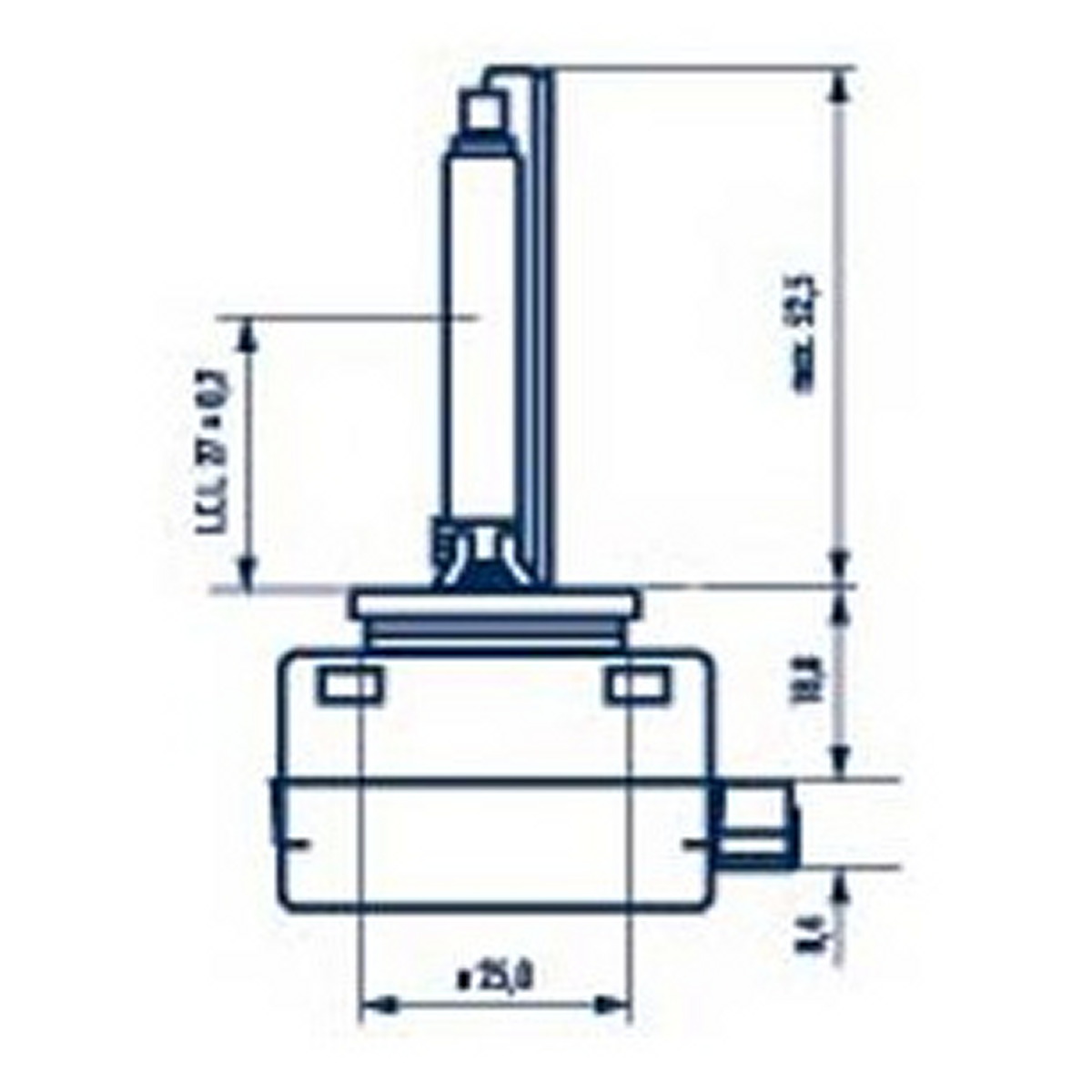 Автолампа ксенонова D1S 85V 35W PK32D-2 NARVA (84010NVAC1) Narva фото 3