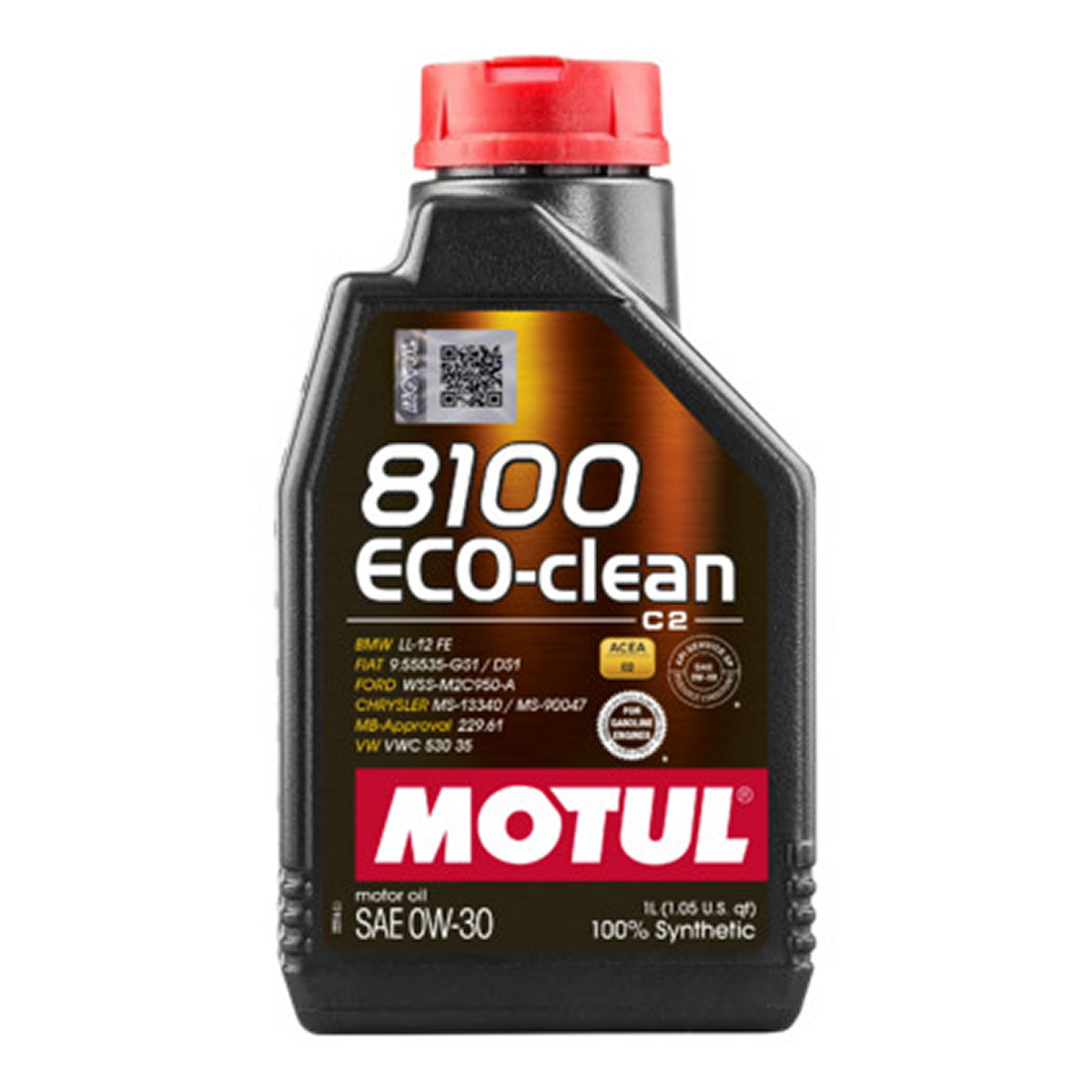 Олива моторна 8100 Eco-clean 0W-30 1л 8100 ECO-CLEAN 0W30 12X1L MOTUL (102888) Motul фото 3