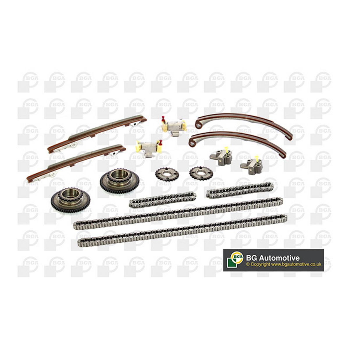Комплект привідного ланцюга LAND ROVER RANGE 4.2 (4196CC) 2005-2010 BGA (TC4201FK) BGA фото 3