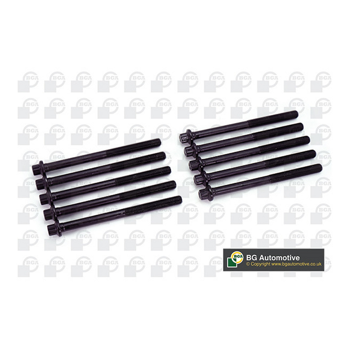 Комплект болтів з головкою системи TORX з чорного металу MAZDA 3 2010- BGA (BK2316) BGA фото 3