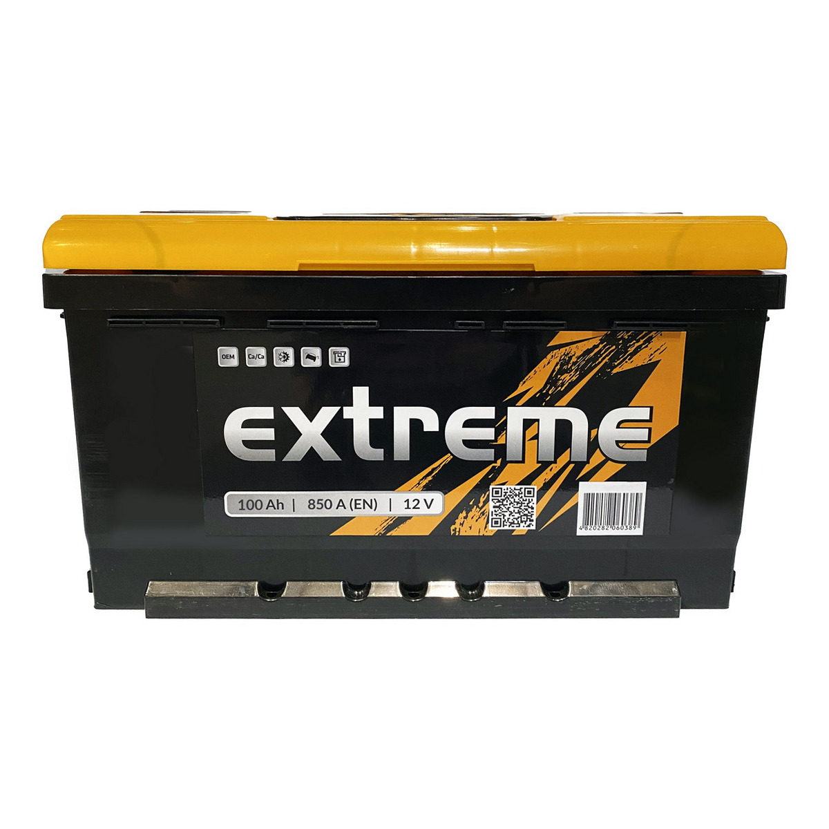 Акумуляторна батарея 100А АКБ EXTREME PREMIUM (EXT100) ПРАВ [+] 12V 100AH 850A 353*175*190 (6CT-100 A (0) EXTREME) Extreme фото 3