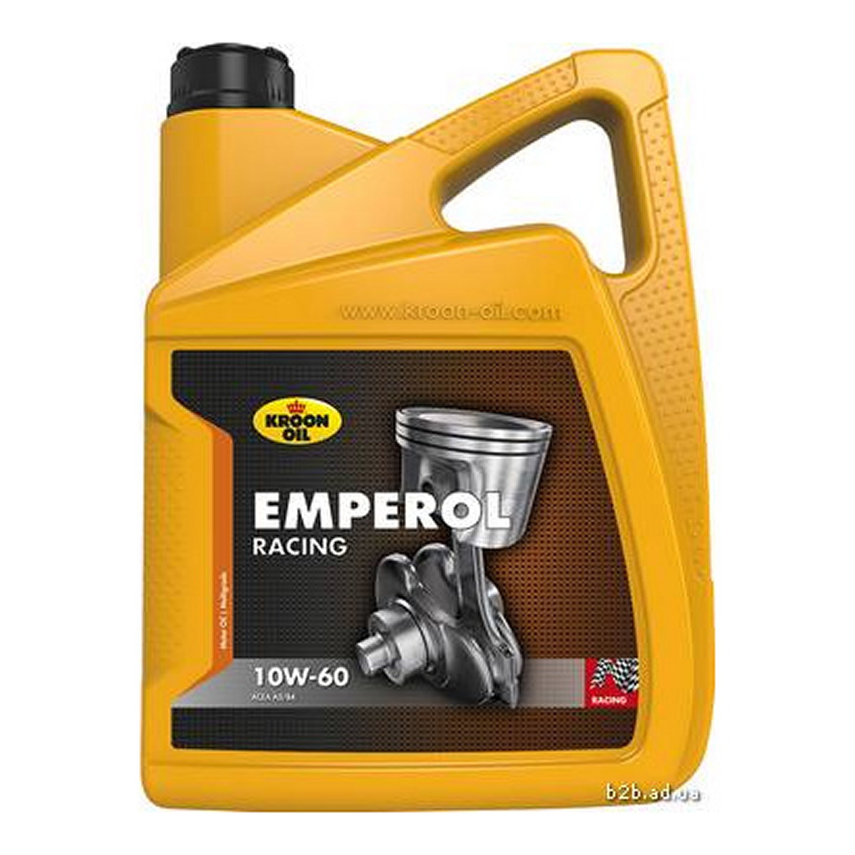 Олива моторна EMPEROL RACING 10W-60 5л СИНТ EMPEROL RACING 10W-60 5L (API SL/CF, ACEA A3/B4) KROON OIL (34347) Kroon Oil фото 3