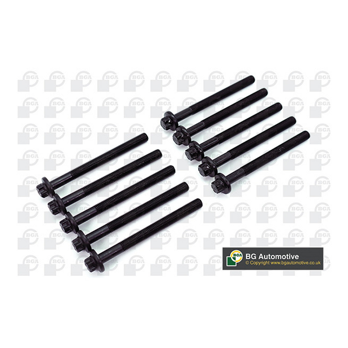 Комплект болтів з головкою системи TORX з чорного металу RENAULT ESPACE 2007-2012, KOLEOS 2008-2009, LAGUNA 2007-201 BGA (BK3357) BGA фото 3
