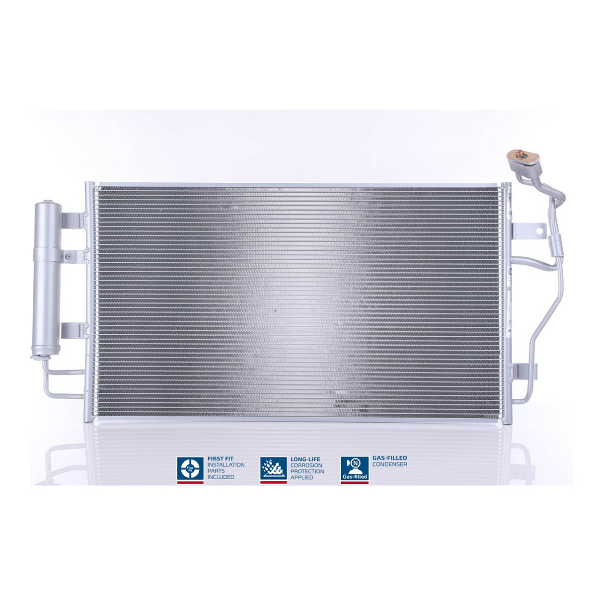 Конденсер кондиціонера NISSAN LEAF (ZE) (10-) ELECTRIC|NISSAN NV 200 (M20_) (10-) E-NV NISSENS (940583) Nissens фото 3