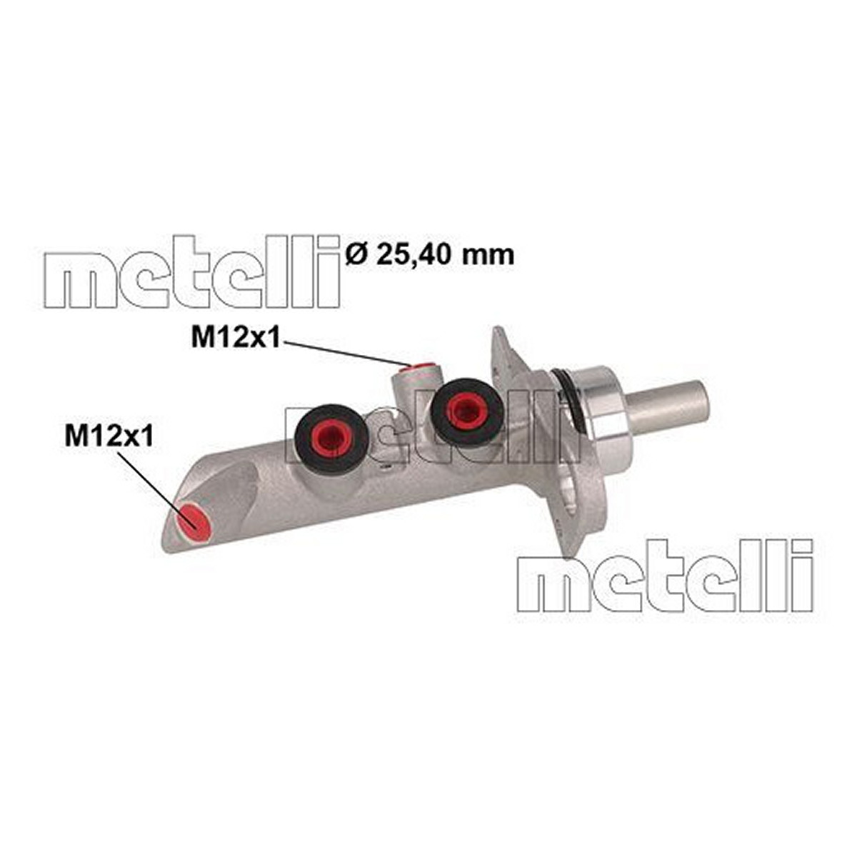 Циліндр гальмівний головний RENAULT MEGANE II 1.416V-2.016V 02- METELLI (05-0891) Metelli фото 3