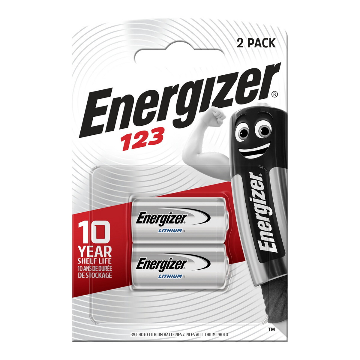 Батарейка CR123A - 3.0V LITHIUM PHOTO/2 шт. блістер ENERGIZER Energizer фото 3