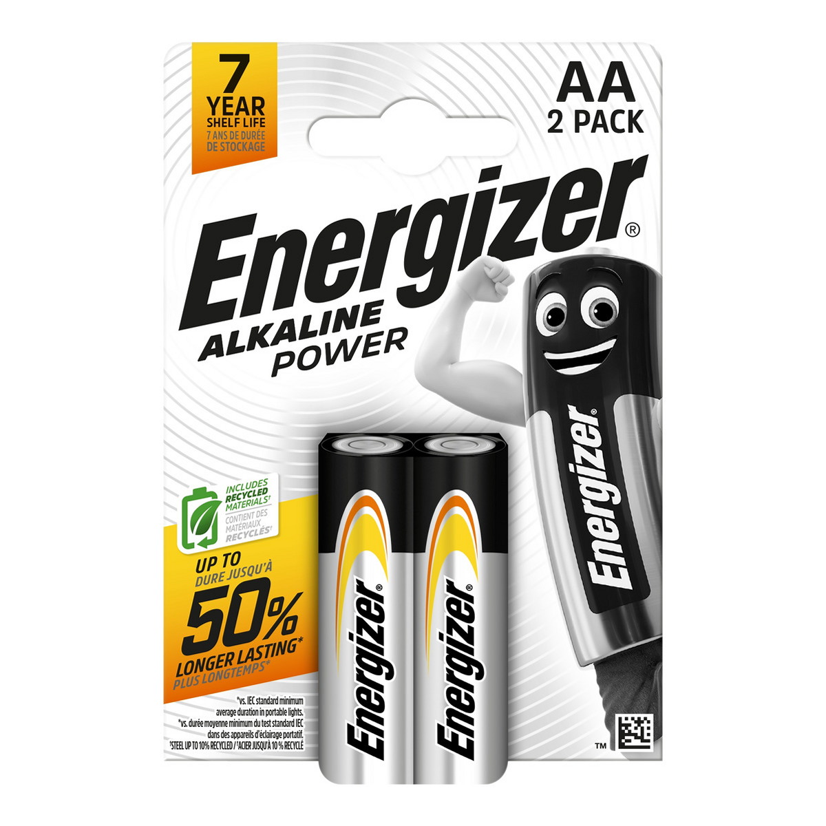 Батарейка LR6 AA - ENERGIZER ALKALINE POWER 1.5V/2 шт. блістер (LR6AP) Energizer фото 3