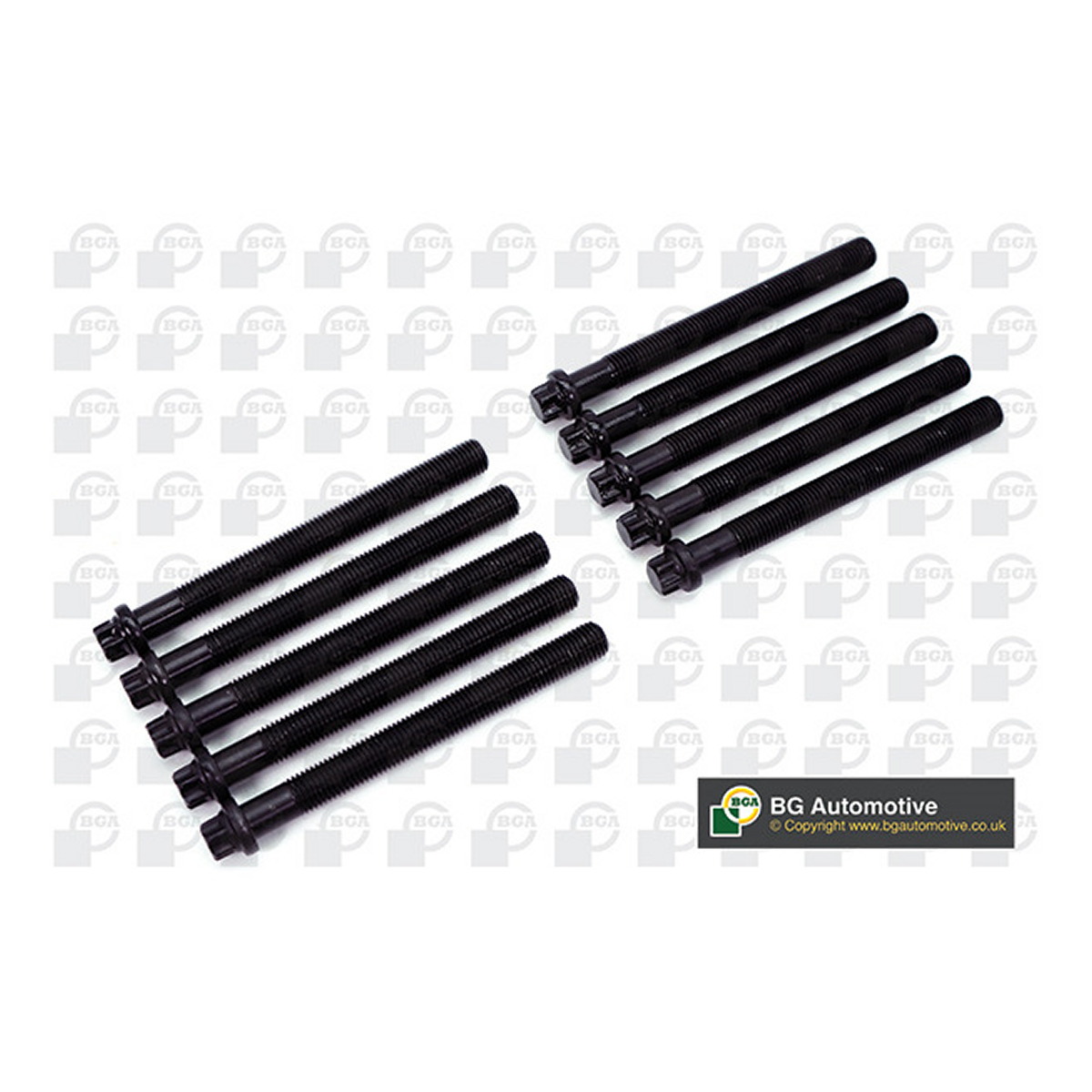 Комплект болтів з головкою системи TORX з чорного металу RENAULT F8Q/F9Q, VOLVO D4192T2/D4192T3/D4192T4 BGA (BK5362) BGA фото 3