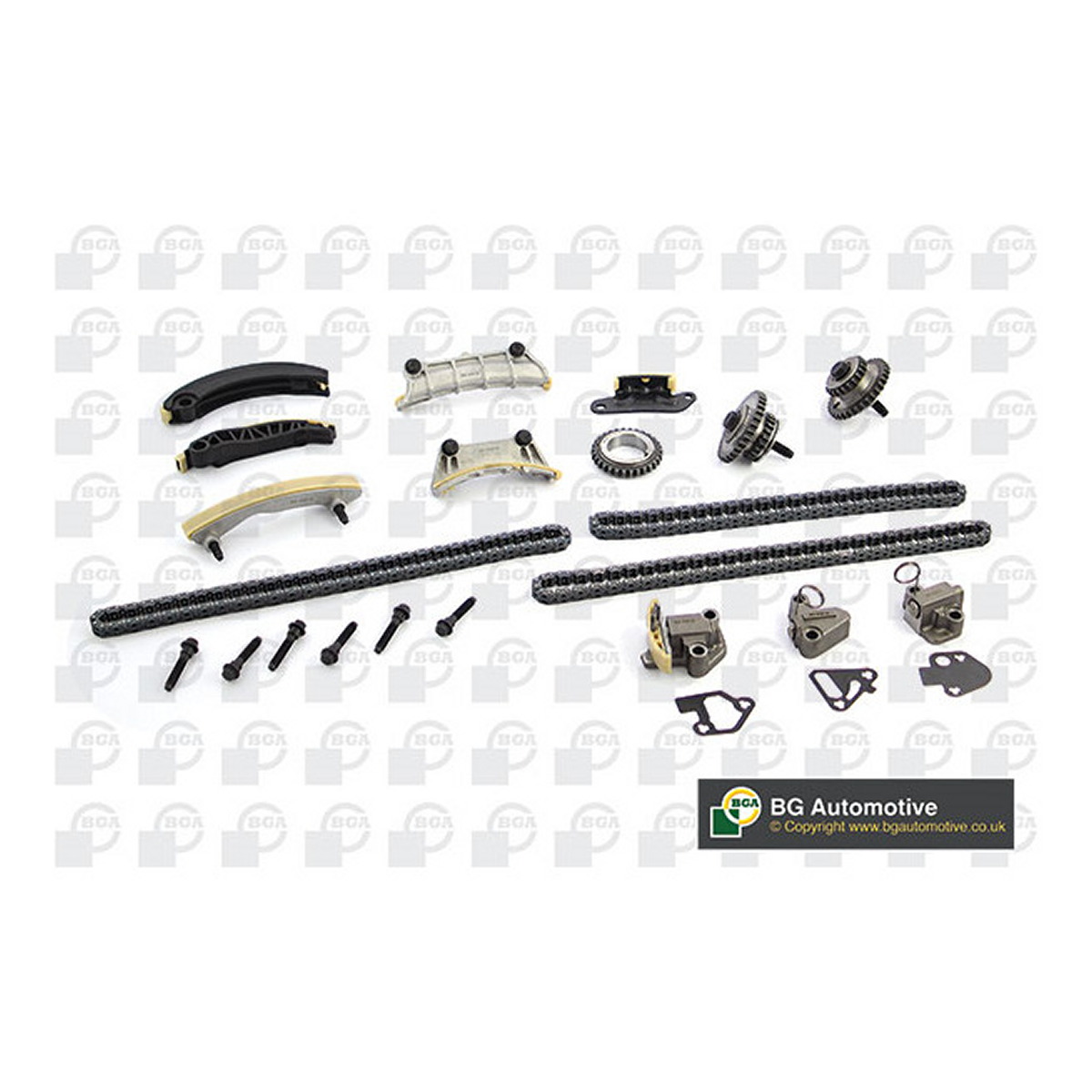 Комплект привідного ланцюга OPEL VECTRA C (Z02) 2.8 V6 TURBO (F69) 2005.08 - 2008.08 BGA (TC9504FK) BGA фото 3