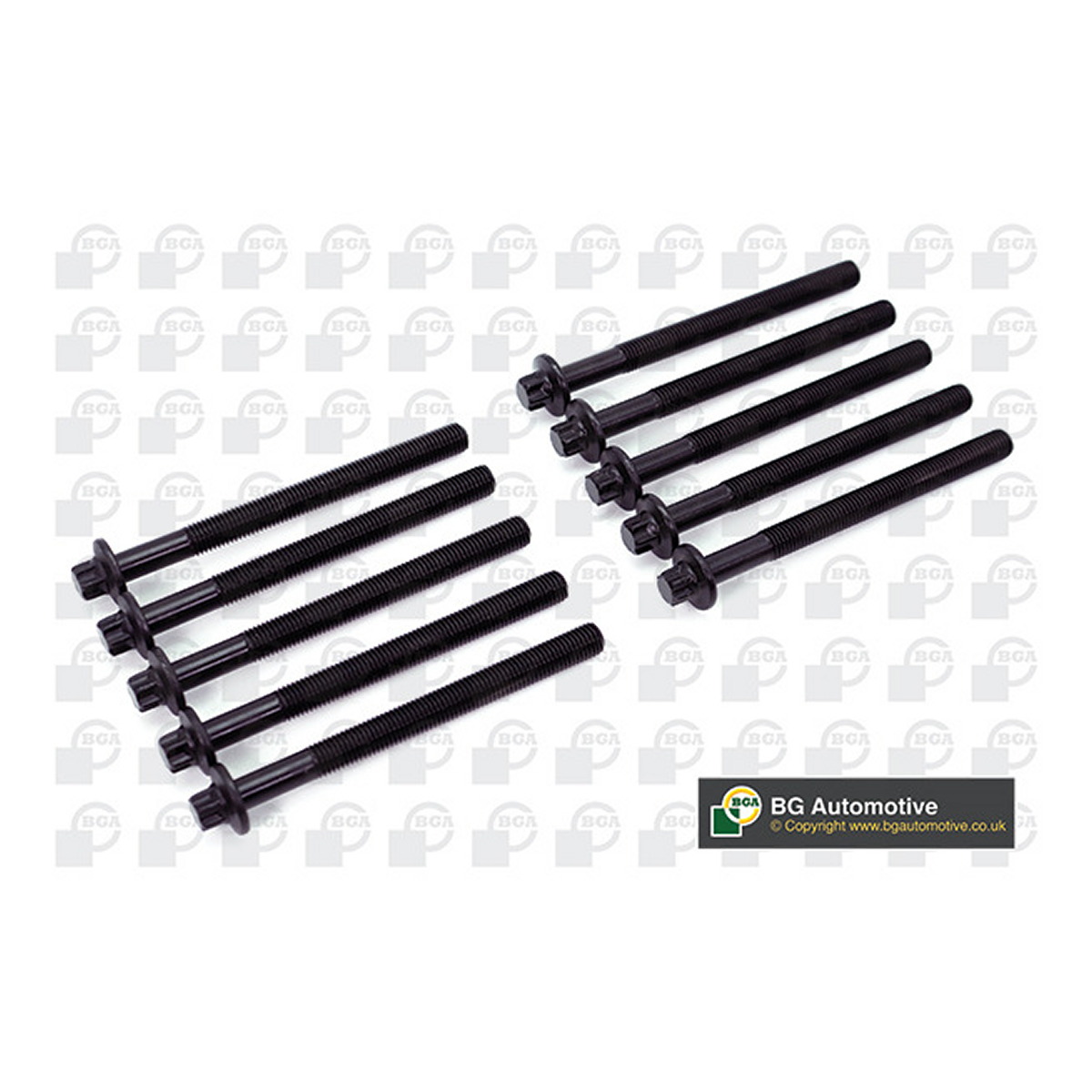 Комплект болтів з головкою системи TORX з чорного металу RENAULT 1.5DCI K9K BGA (BK3351) BGA фото 3
