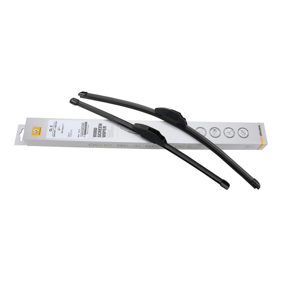 Щітка склоочисника К-Т БЕЗКАРКАСНИЙ/530/450 MM/CLIO II RENAULT (28 89 042 92R) Renault фото 3
