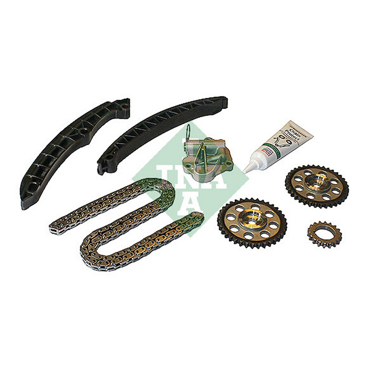 Комплект ланцюга ГРМ Seat Ibiza IV/Toledo IV 1.2 08-15/Skoda Fabia/Rapid 1.2 07-14, (ланцюг INA) Schaeffler INA фото 11