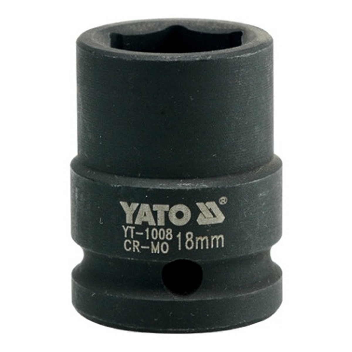 Ударна торцева головка 6-г. 1/2" 18 мм YATO (YT-1008) Yato фото 3