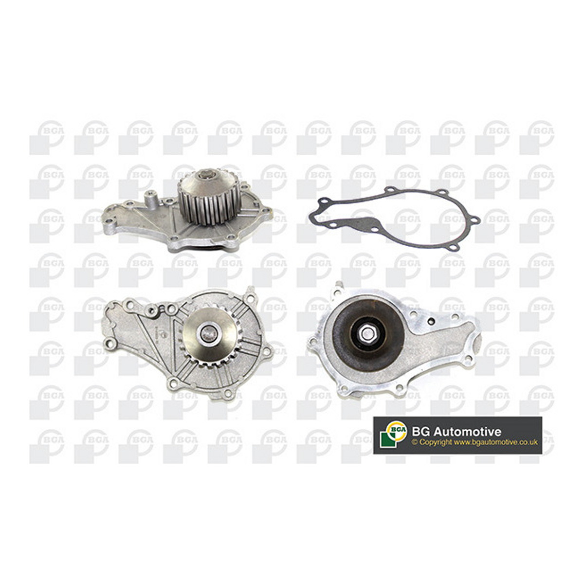 Помпа водяна PEUGEOT 1007 2005-2009, 206 2002-2009, 207 2007-2013, 208 2012-, BGA (CP3346) BGA фото 3