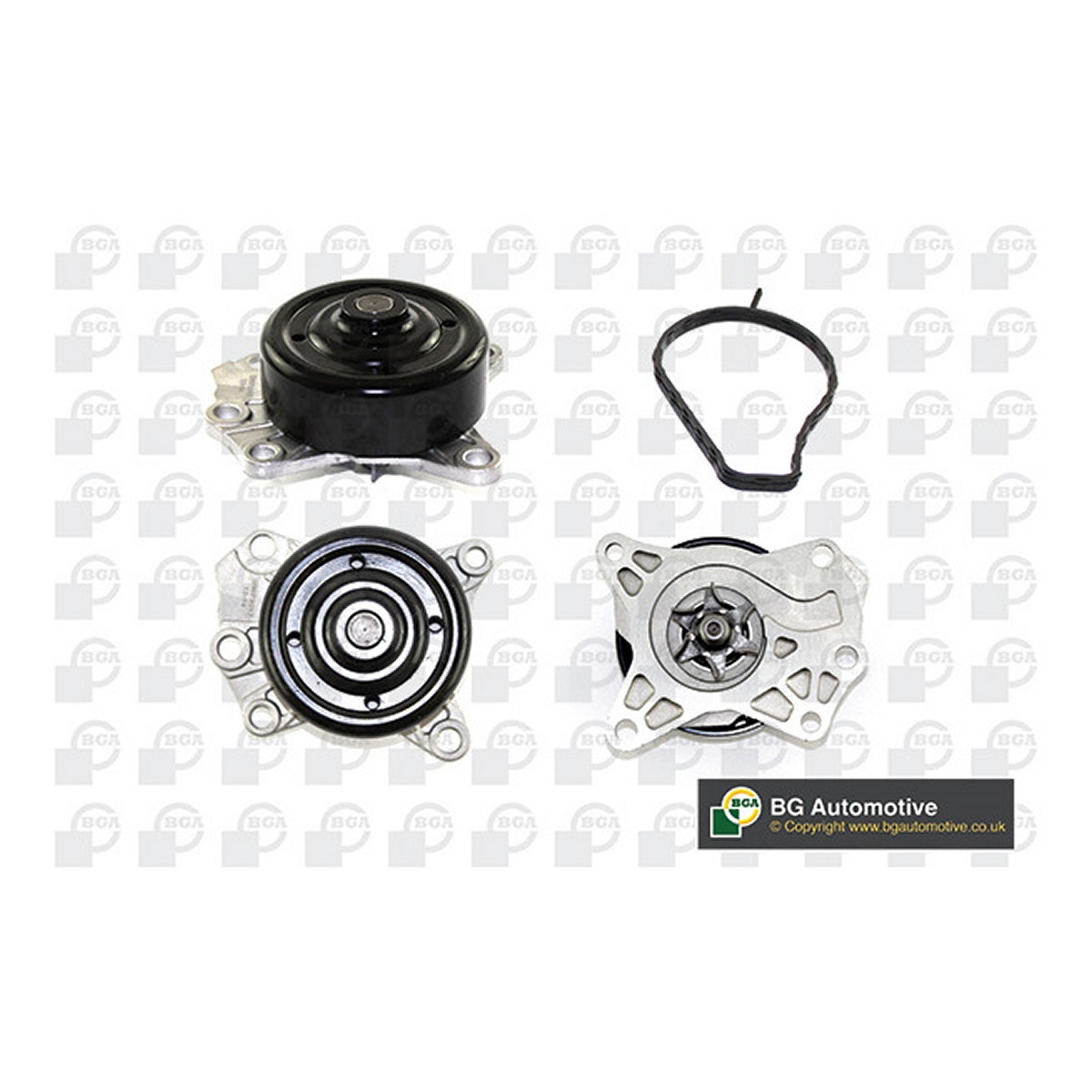 Помпа водяна CITROEN C1 2005-2012, DAIHATSU SIRION 2005-2010, PEUGEOT 107 2005 BGA (CP0201) BGA фото 3