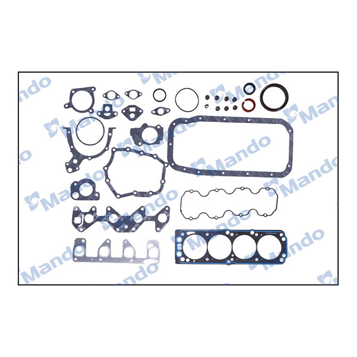 Комплект прокладок з різних матеріалів FULL DAEWOO LANOS 1.5 8V A13DM/A15DM 97- NON ASBESTOS MANDO (DNP93740202) Mando фото 3