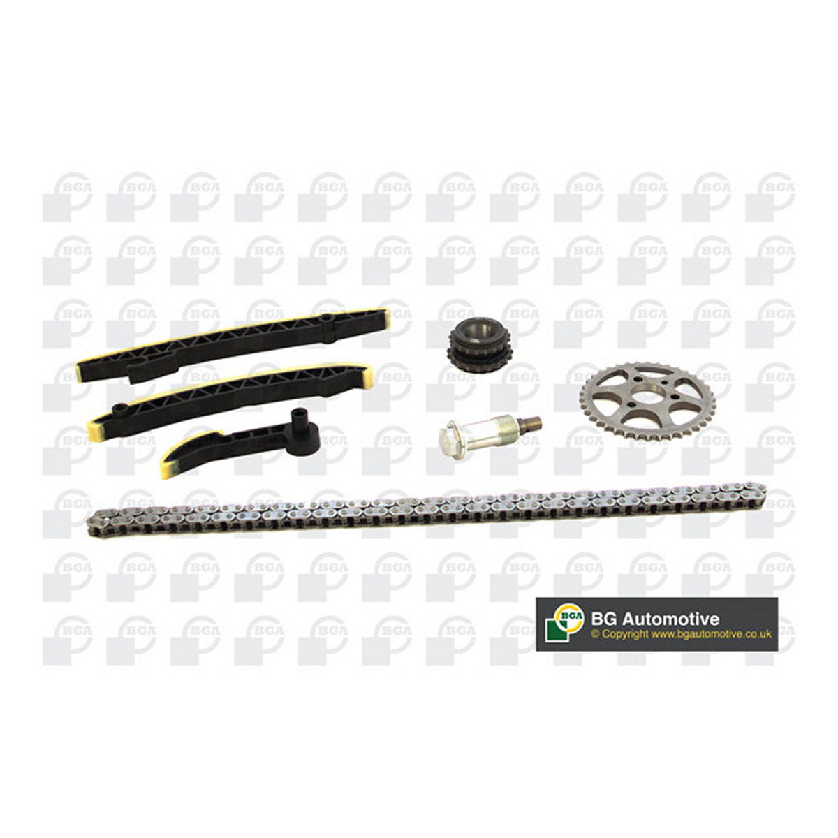 Ланцюг з натягувачем в комплекті MERCEDES-BENZ VITO ФУРГОН (W638) 110 CDI 2.2 (638.094) 1999.03 - BGA (TC1015FK) BGA фото 3