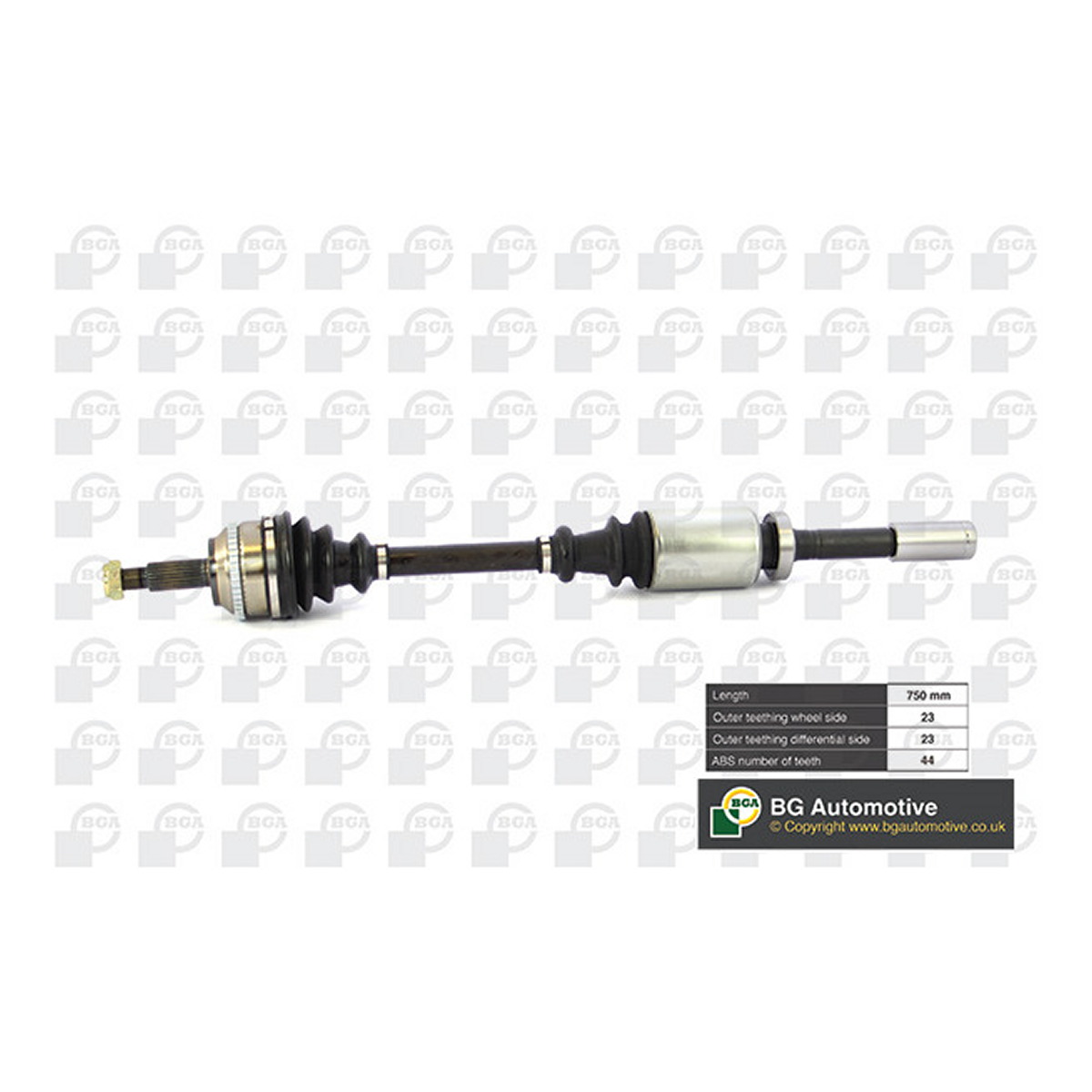 Піввісь RENAULT SCENIC I MPV (JA0/1_, FA0_) - 1.9 DTI (JA1U) BGA (DS7303RA) BGA фото 3