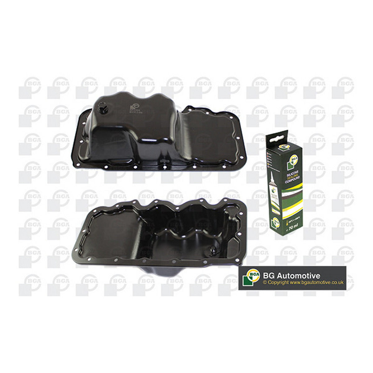 Піддон картера ДВЗ FORD FOCUS 2002-2005, FOCUS RS 2002-2003, TRANSIT CONNECT 2002-20 BGA (SP2301) BGA фото 3