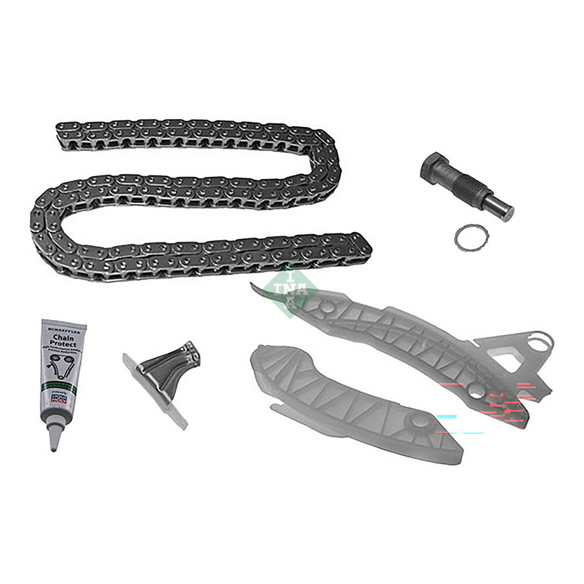 Комплект ланцюга ГРМ Citroen Berlingo/Peugeot Partner 1.6 VTi 09- Schaeffler INA фото 11