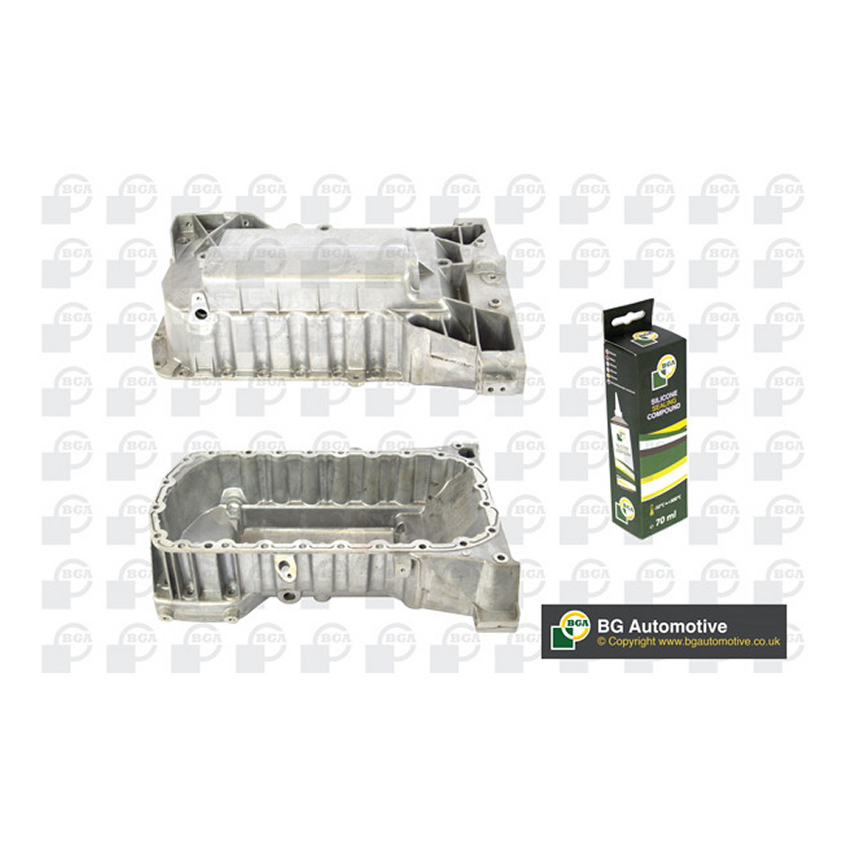 Піддон картера ДВЗ CITROEN C4 2004-2006, C4 GRAND PICASSO 2007-2009, C4 PICASSO 2006 BGA (SP1409) BGA фото 3