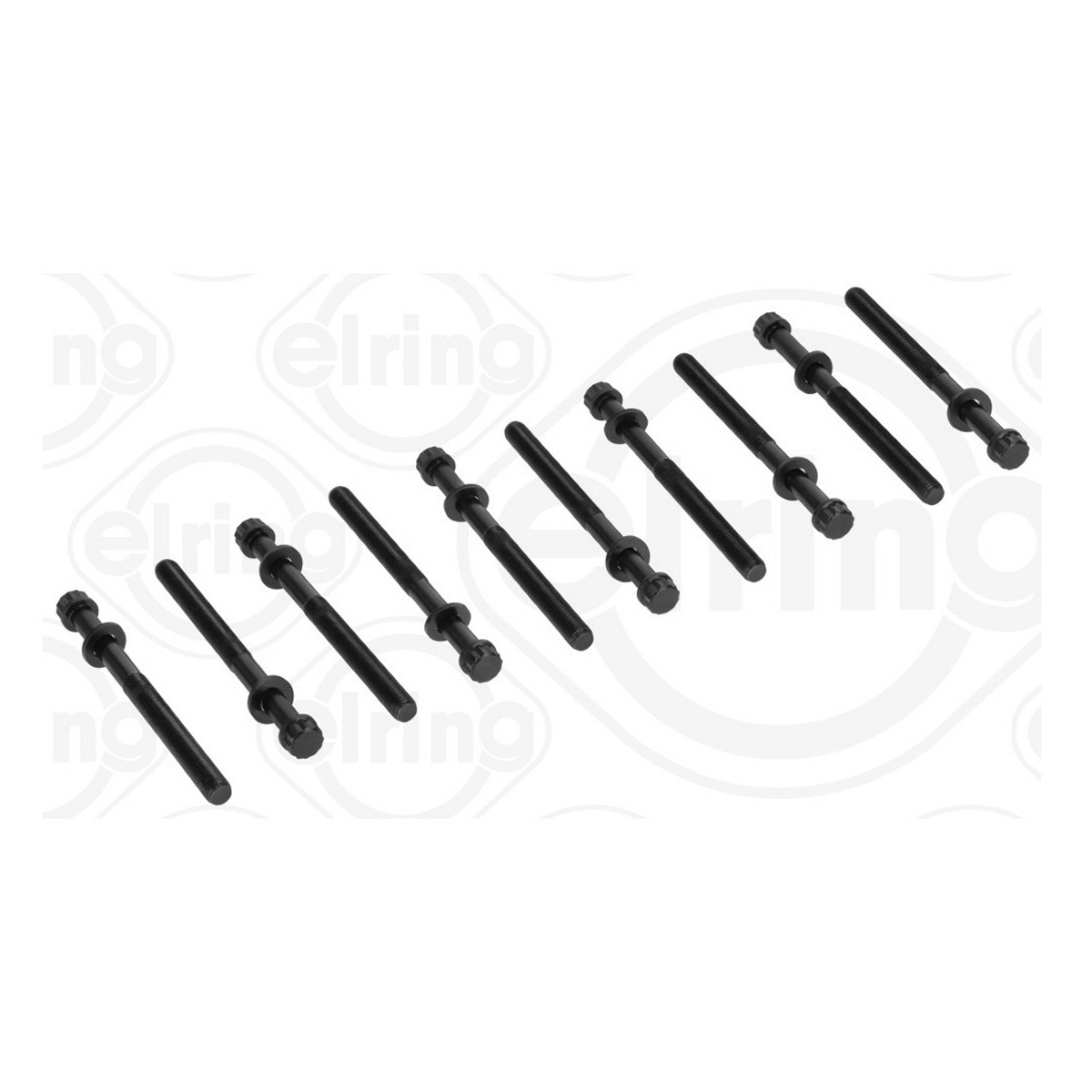 Комплект болтів ГБЦ HYUNDAI GRAND SANTA FÉ, GRANDEUR, IX35, SANTA FE IV, SANTA FÉ II, SANTA FÉ III, STARIA, TUCSON, KIA CARNIVAL III, SORENTO II, SORENTO III, SPORTAGE III 1.6-2.2D 03.06- фото 2