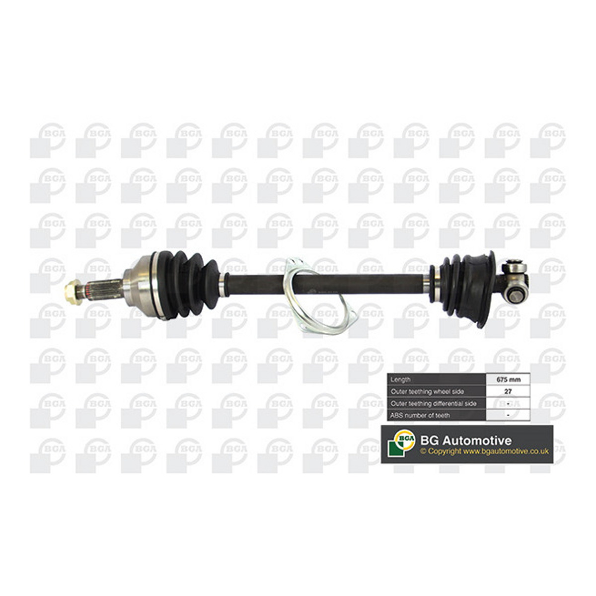 Піввісь OPEL/VAUXHALL VIVARO 2002-2006 BGA (DS7319L) BGA фото 3