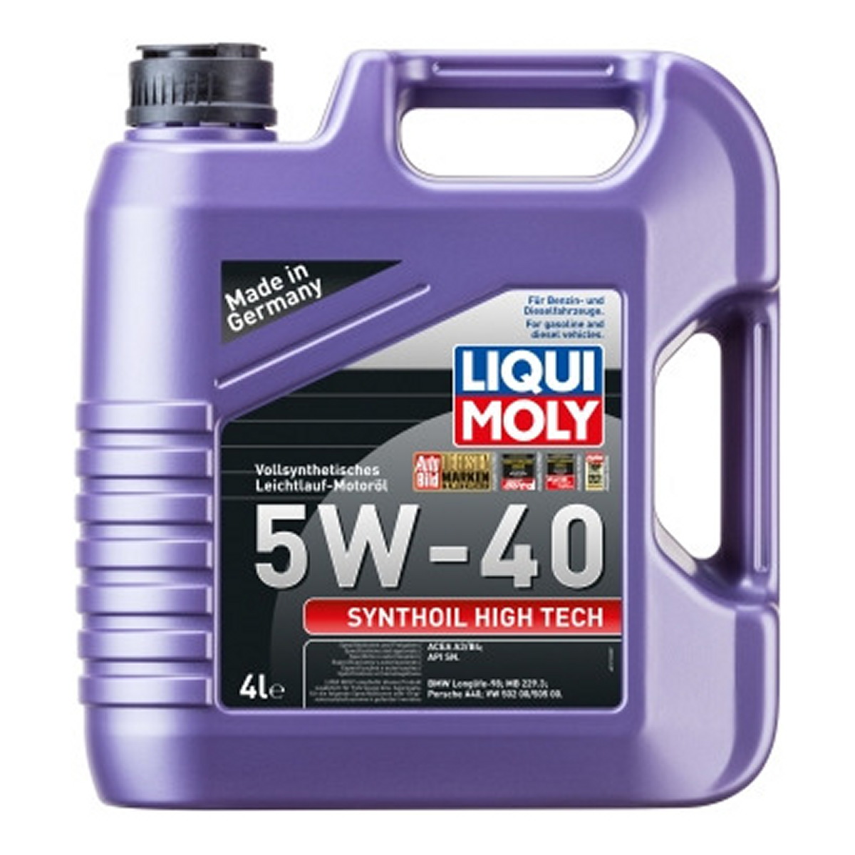 Олива моторна Synthoil High Tech 5W-40 4л LIQUI MOLY (2194) Liqui Moly фото 3