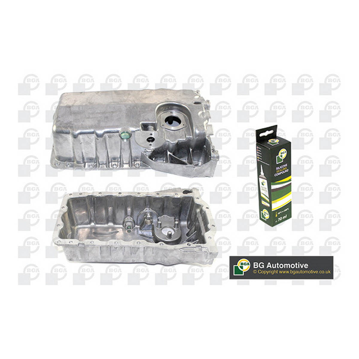 Піддон картера ДВЗ VOLKSWAGEN BEETLE 2004-2011, BORA 2001-2005, GOLF 2000-2006 BGA (SP0108) BGA фото 3