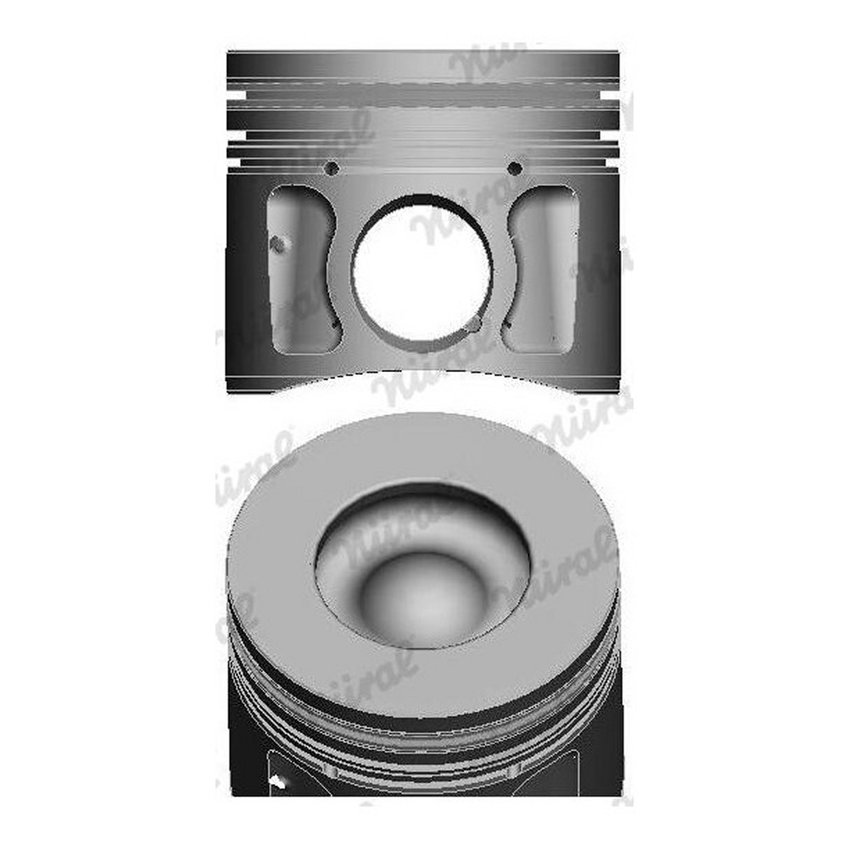 Поршень LAND ROVER 84.5 DT20TED4/DT20C/306DT/30DDTX/AJV6D NURAL (87-439107-10) Nural фото 3